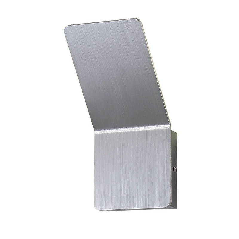 LED Wall Sconce from the Delroy Collection in Aluminum Finish by Eurofase