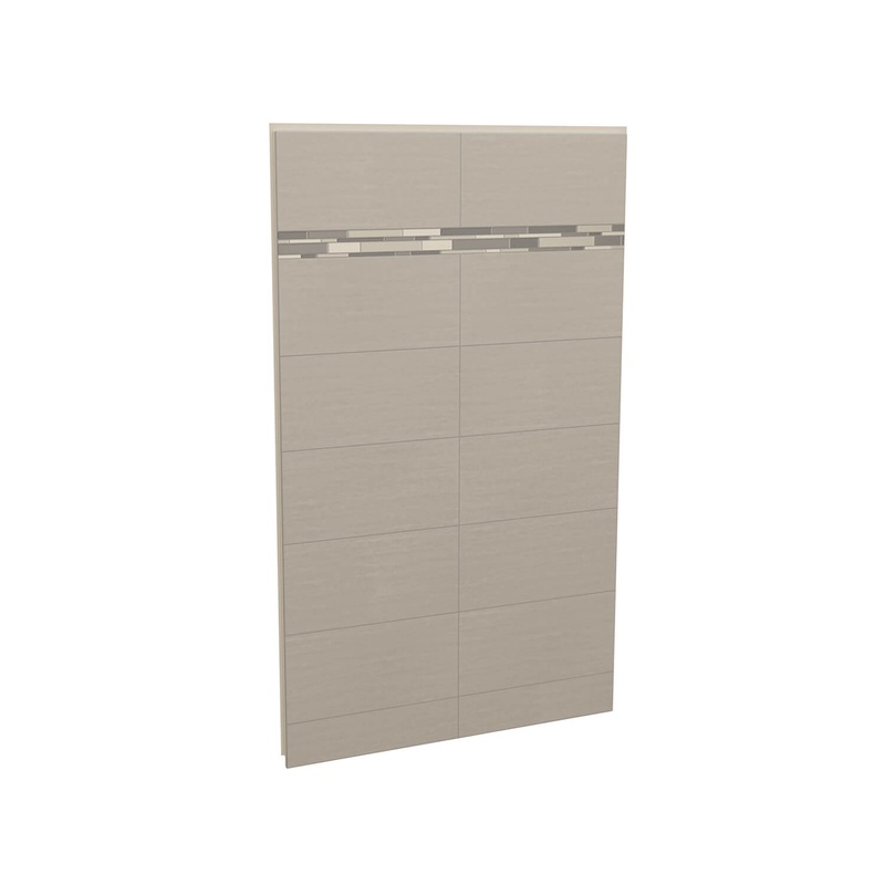 MAAX 103411-300-502 Utile 48 in. Composite Direct-to-Stud Back Wall in Origin Greige