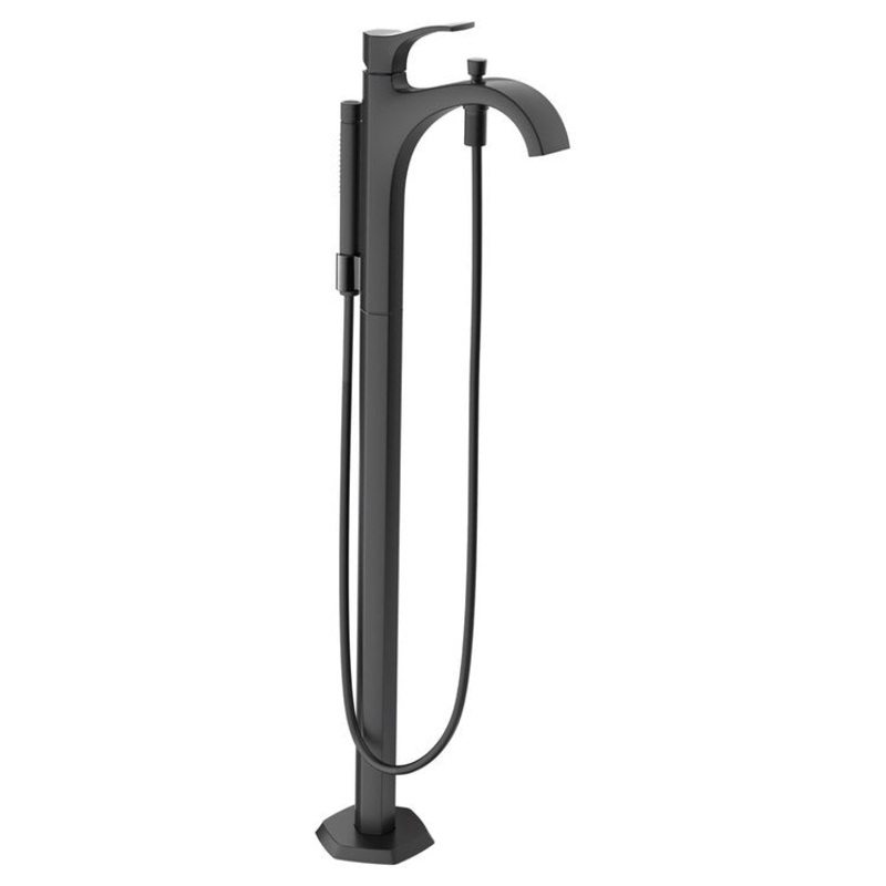 Tub Filler Trim Locarno with Handshower 1 Lever Matte Black 5.28 Gallons per Minute