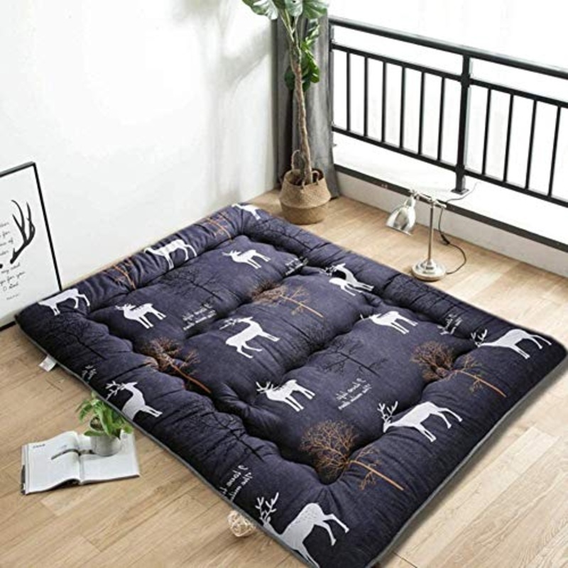 Z&HA Spesso Pieghevole Tatami Materasso, Ultra Morbida Traspirante futon Giapponese Tappetino Portatile dormitorio Mattress Pad,C,100x200cm