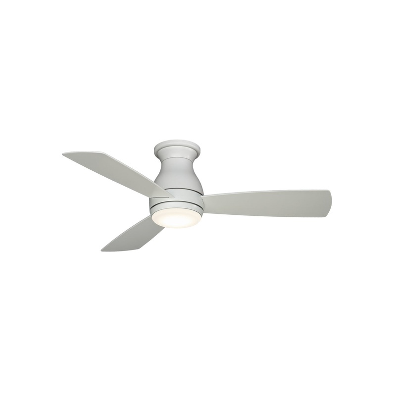 44″Ceiling Fan from the Hugh 44 Collection in Matte White Finish by Fanimation (220 Volt)