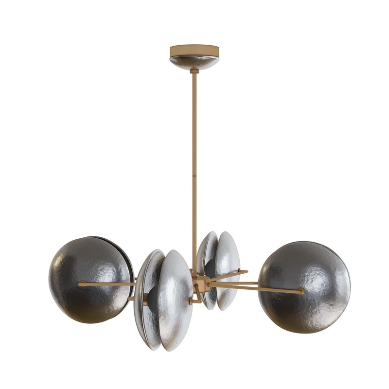 Arteriors DLC05 Whitney LED Chandelier Smoke Luster