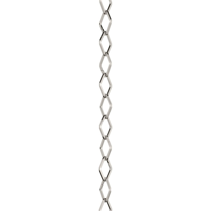 Diamond Chain Polished Nickel
