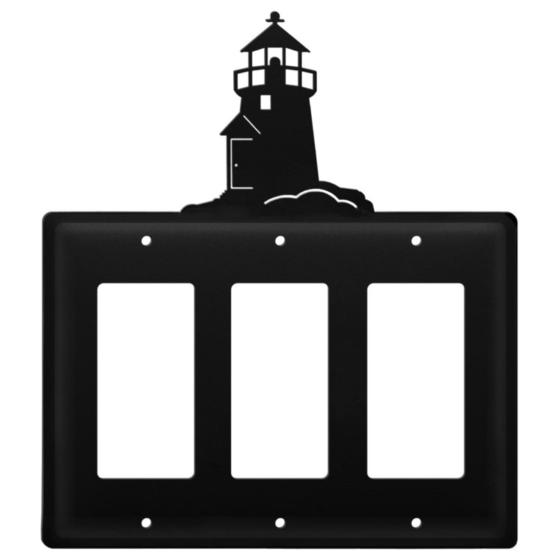 Village Wrought Iron EGGG-10 Triple Lighthouse Triple GFI Cover CUSTOM Product