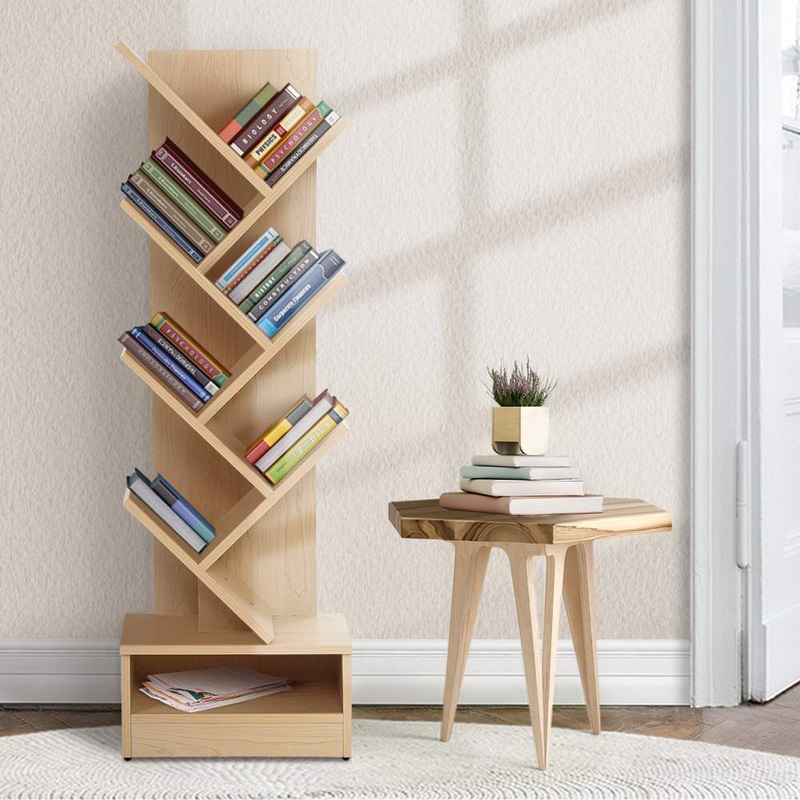 Artiss Tree Bookshelf 7 Tiers – ECHO Oak