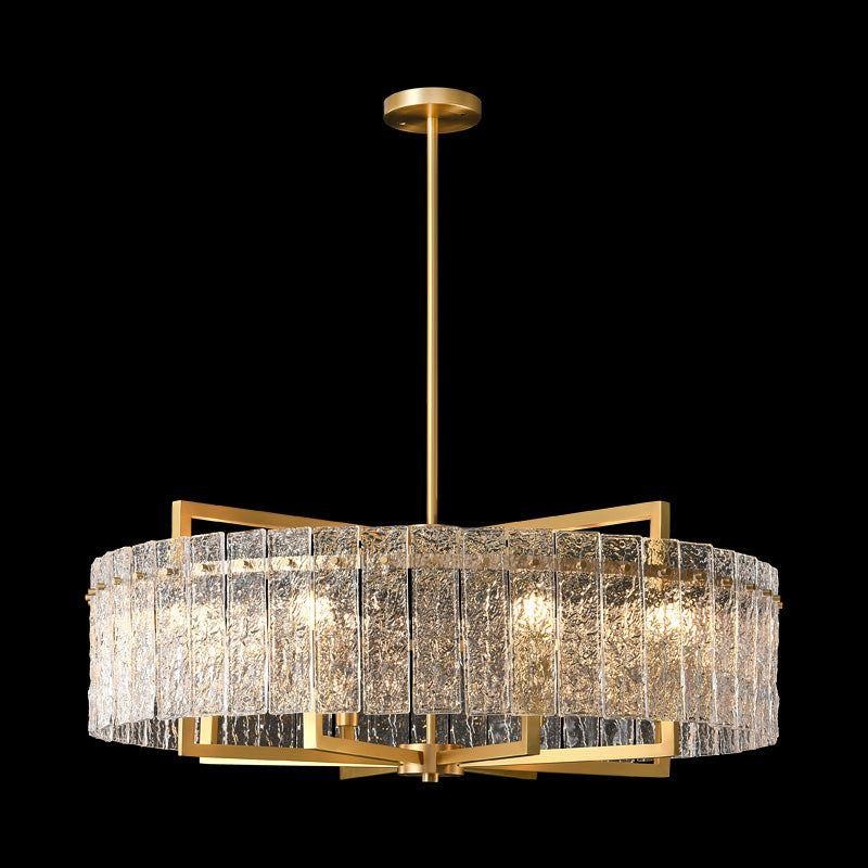Cairo 8-Light Pendant Antique Brass