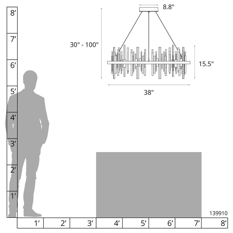 Cityscape Circular LED Pendant Oil Rubbed Bronze Ink
