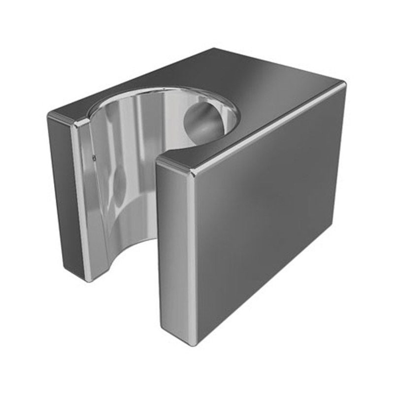 Contemporary Wall-Mount Handshower Bracket – Flat Black