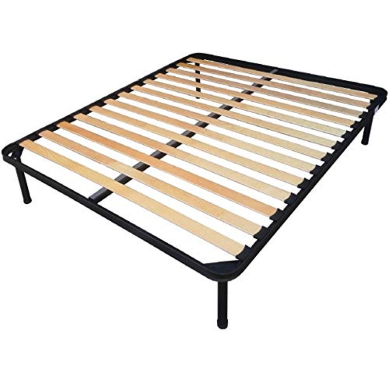 DOLCI SOGNI Rete Matrimoniale 160×190, Massima Stabilit, Doghe Letto Matrimoniale, 4 Piedi Avvitabili, Struttura Letto Matrimoniale 160×190 Interamente in Ferro, 100% Made in Italy