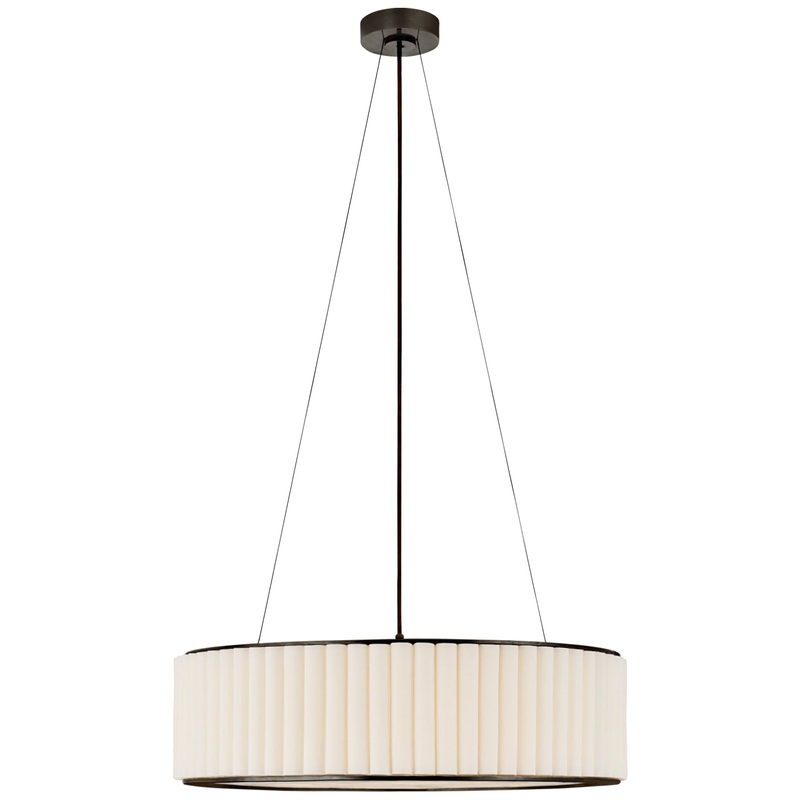 Four Light Pendant from the Palati Collection in Bronze Finish by Visual Comfort Signature