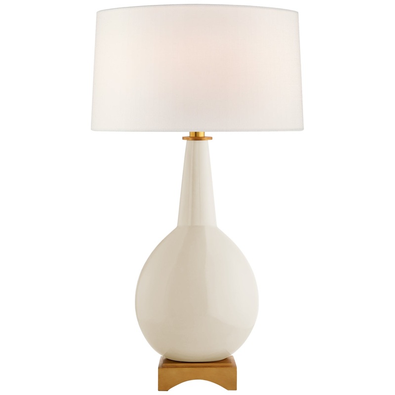 One Light Table Lamp from the Antoine Collection in Ivory Finish by Visual Comfort Signature
