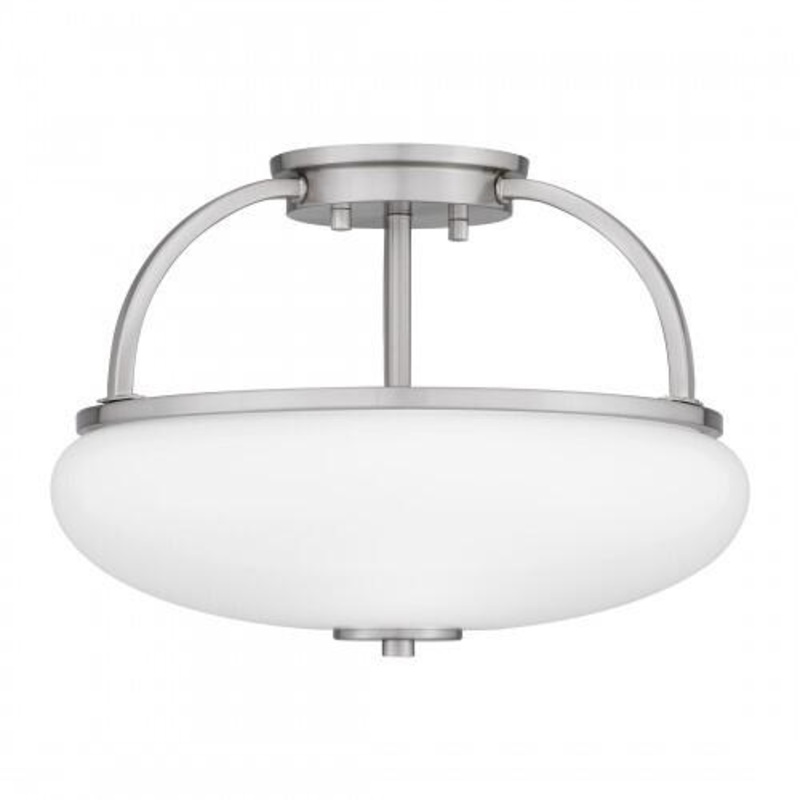 Quoizel QSF5364BN Easton Semi flush 3 lights brushed nickel Semi-Flush Mount