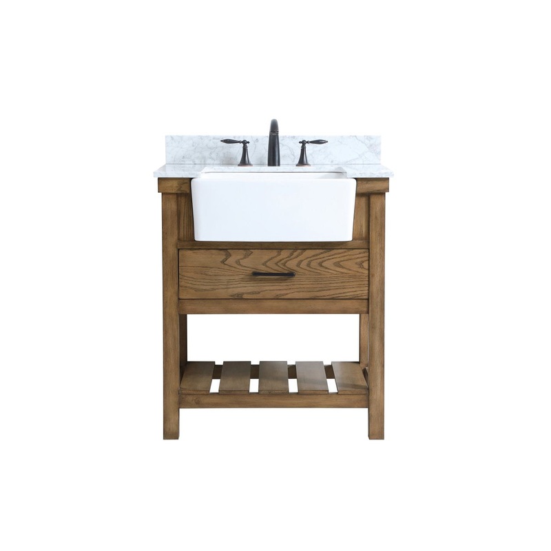 Single Bathroom Vanity from the Clement Collection in Green Finish by Elegant Lighting