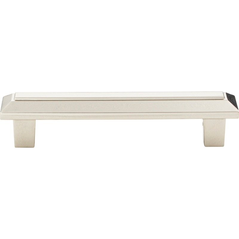 Atlas Homewares Trocadero Pull 3 3/4 Inch (c-c) Polished Nickel