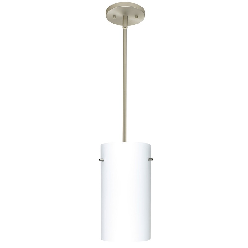Besa 1TT-412007-SN Tondo One Light Pendant Satin Nickel