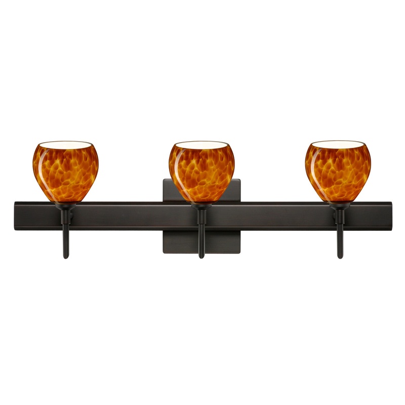 Besa 3SW-560518-BR-SQ Tay Tay Three Light Wall Sconce Bronze (Discontinued)