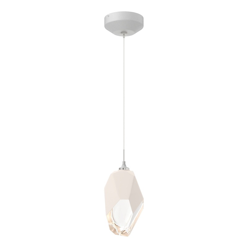 Chrysalis 1-Light Large Pendant White White Crystal (WP)