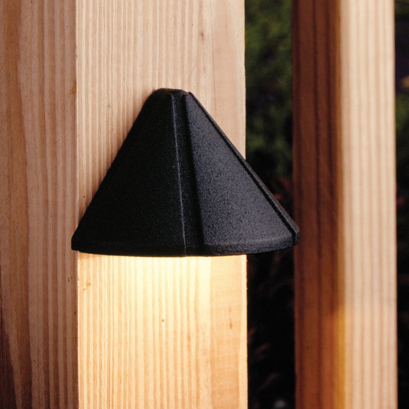 Kichler 15065BKT One Light Deck, Textured Black