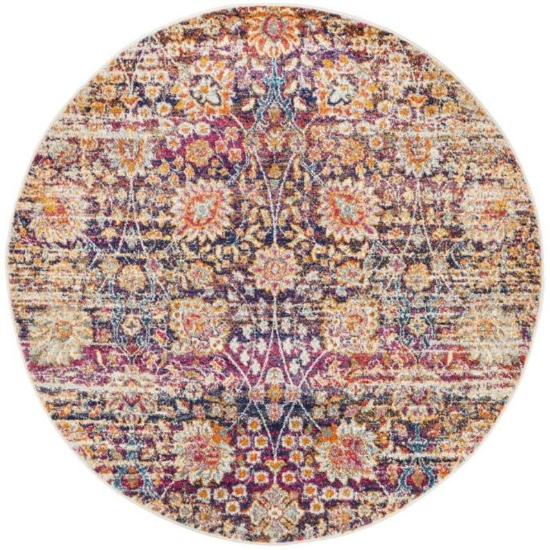 Mirage 360 Multi Round By Rug Culture-200X200CM – ROUND