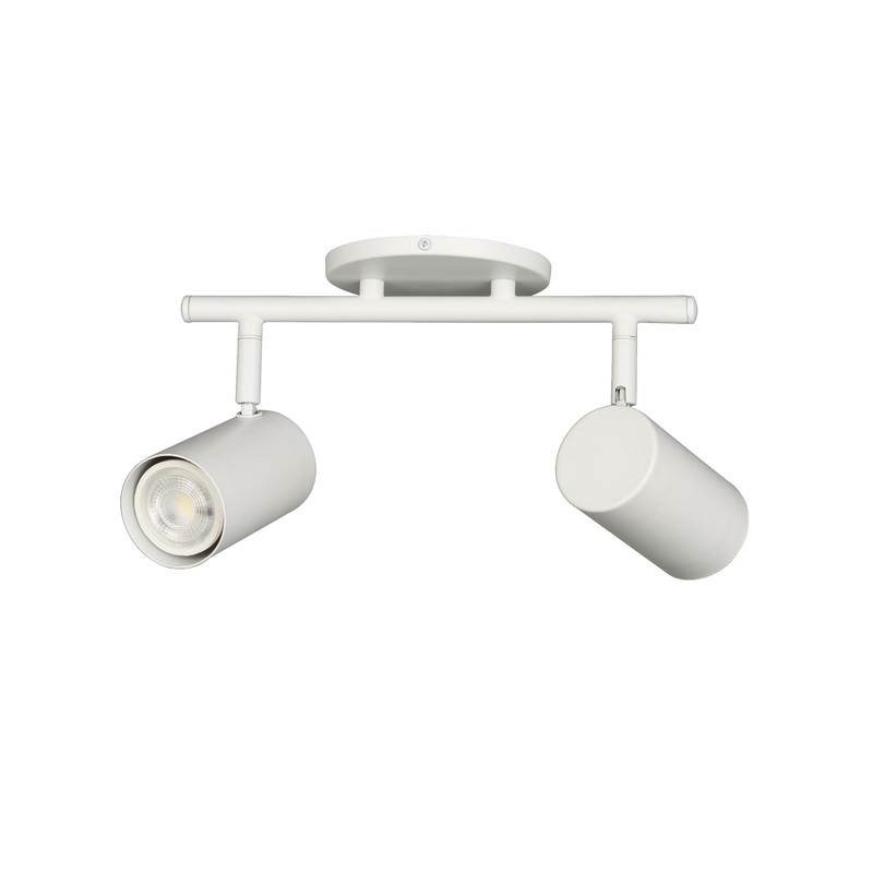 Taylor 2-Light Track Light Matte White