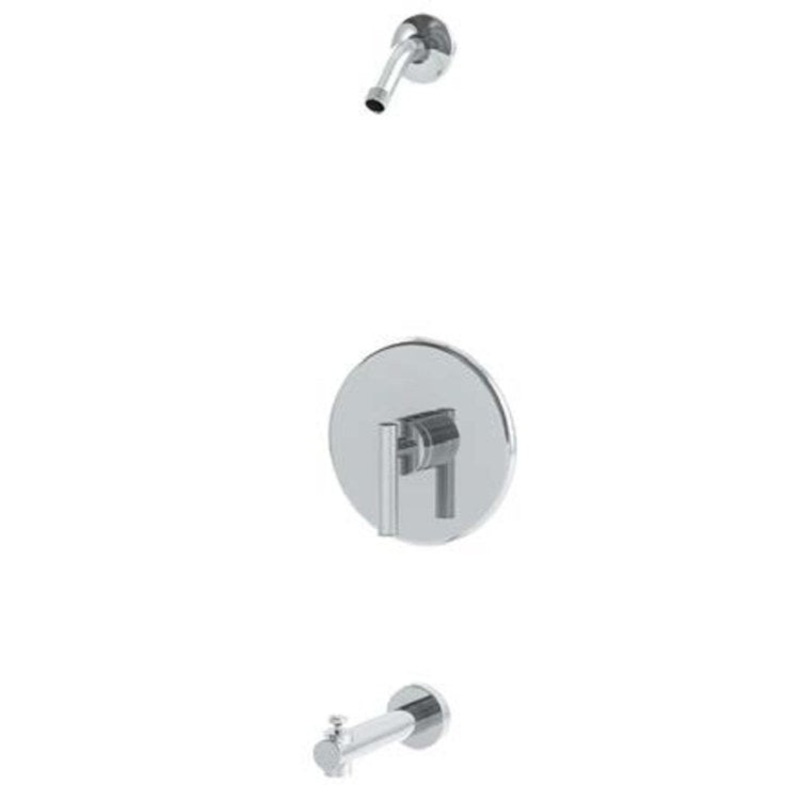 Tub and Shower Trim Dia 1 Lever Polished Chrome 2.0 Gallons per Minute