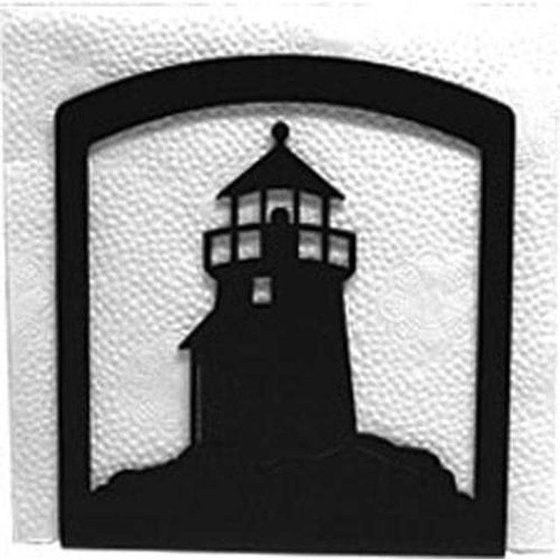 Village Wrought Iron NH-10 Lighthouse Napkin Holder