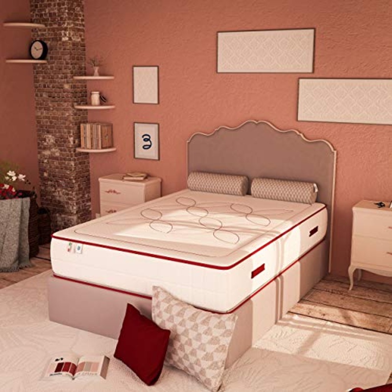 Baldiflex Emporio Materasso Grand Amour 180×200 cm 4 cm Memory e 24 cm Waterfoam Alto 30 cm Rivestimento sfoderabile e Lavabile