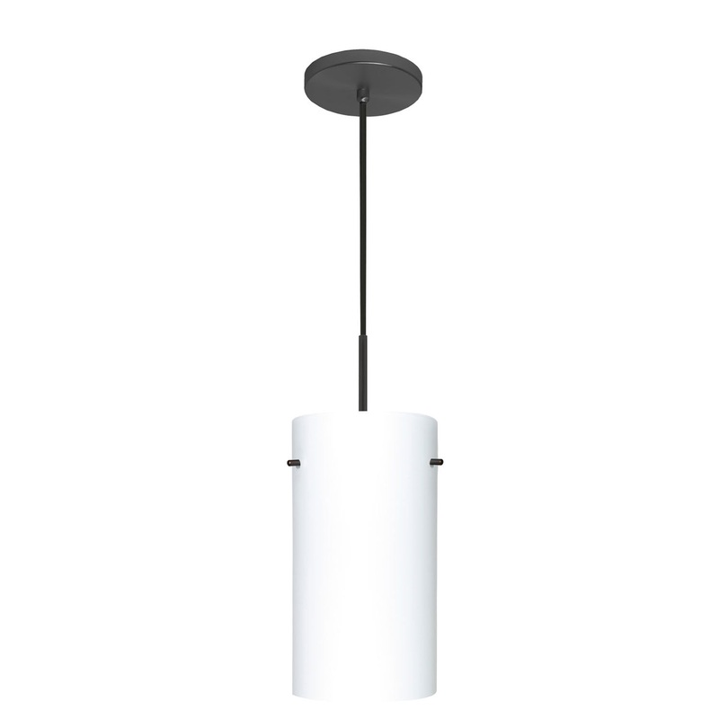 Besa 1VT-412007-BK Tondo One Light Pendant Black (Discontinued)