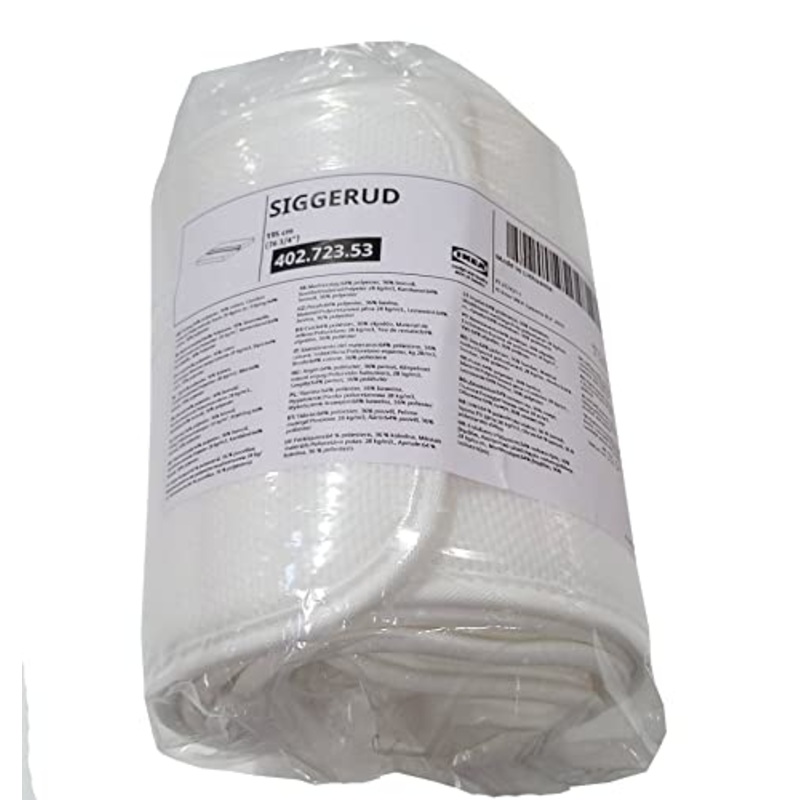 Ikea IKE-402.723.53 SIGGERUD – Cuneo per materasso, colore: bianco