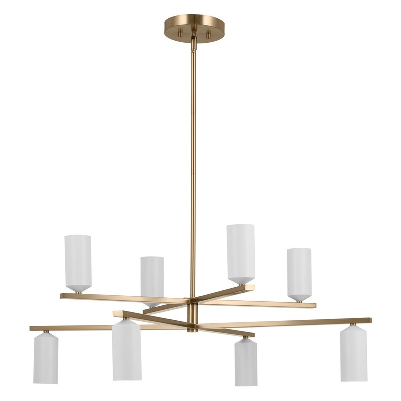 Kichler 52532CPZWH LED Chandelier, Champagne Bronze