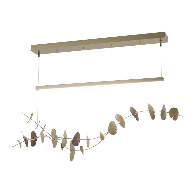 Lily LED Pendant Modern Brass Bronze