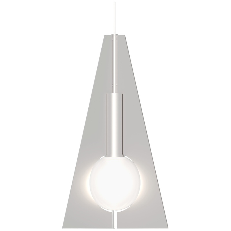 Mini Orbel Pyramid Pendant FreeJack Satin Nickel