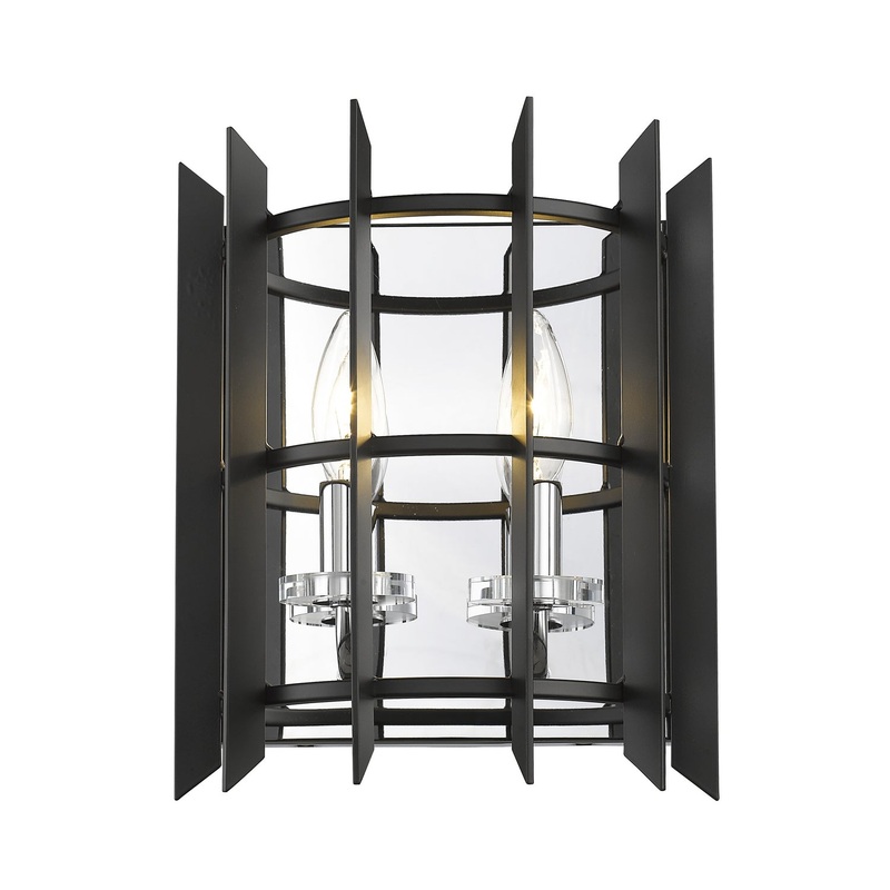 Two Light Wall Sconce from the Haake Collection in Chrome Finish by Z-Lite