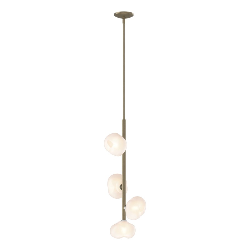 Ume Vertical Pendant Soft Gold