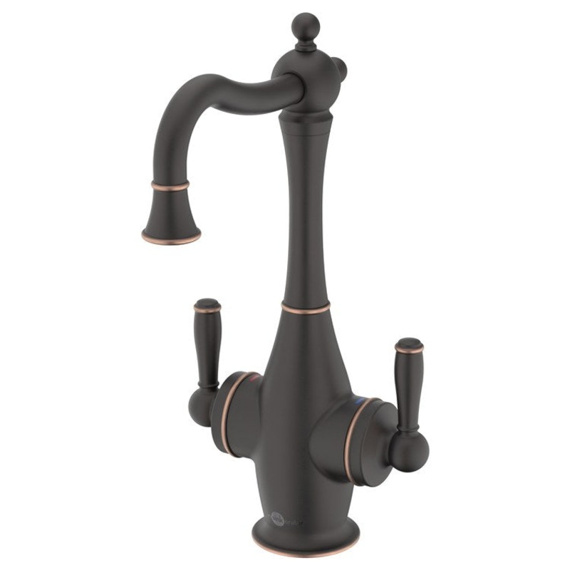 Water Dispenser Showroom Traditional 2020 Instant 2 Lever ADA Mid Arc Swivel 360 DEG Oil Rubbed Bronze