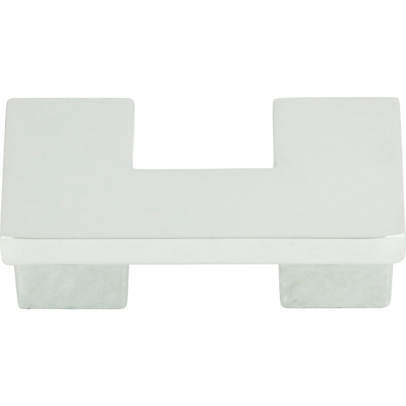 Atlas Homewares U Turn Knob 1 1/4 Inch (c-c) Polished Chrome