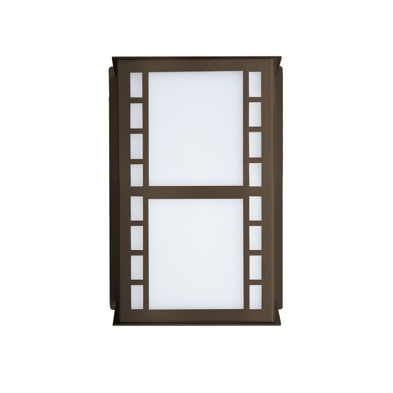 Besa NAPOLI11-WA-BR Napoli One Light Outdoor Wall Sconce Bronze (Discontinued)