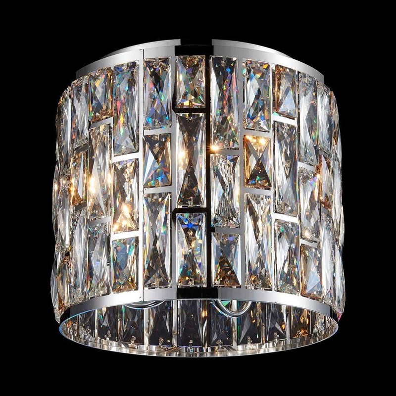 Camden 3-Light Flush Mount Chrome