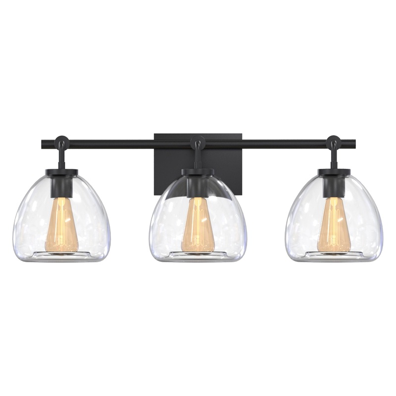 Dawes 3-Light Vanity Matte Black