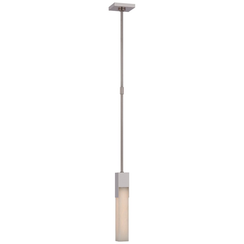 LED Pendant from the Covet Collection in Polished Nickel Finish by Visual Comfort Signature