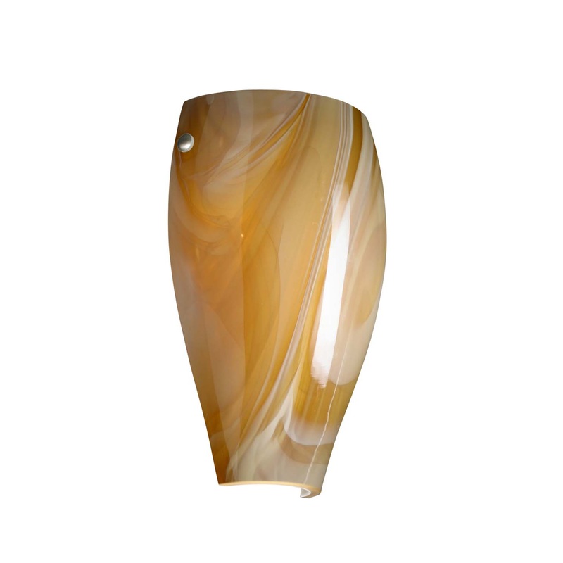 One Light Wall Sconce from the Chelsea Collection in Polished Nickel Finish by Besa