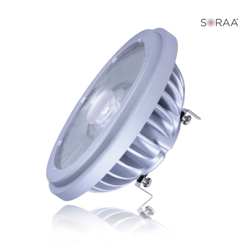 SORAA 12.5W LED AR111 3000K VIVID 25 DIM Light Bulb by Bulbrite