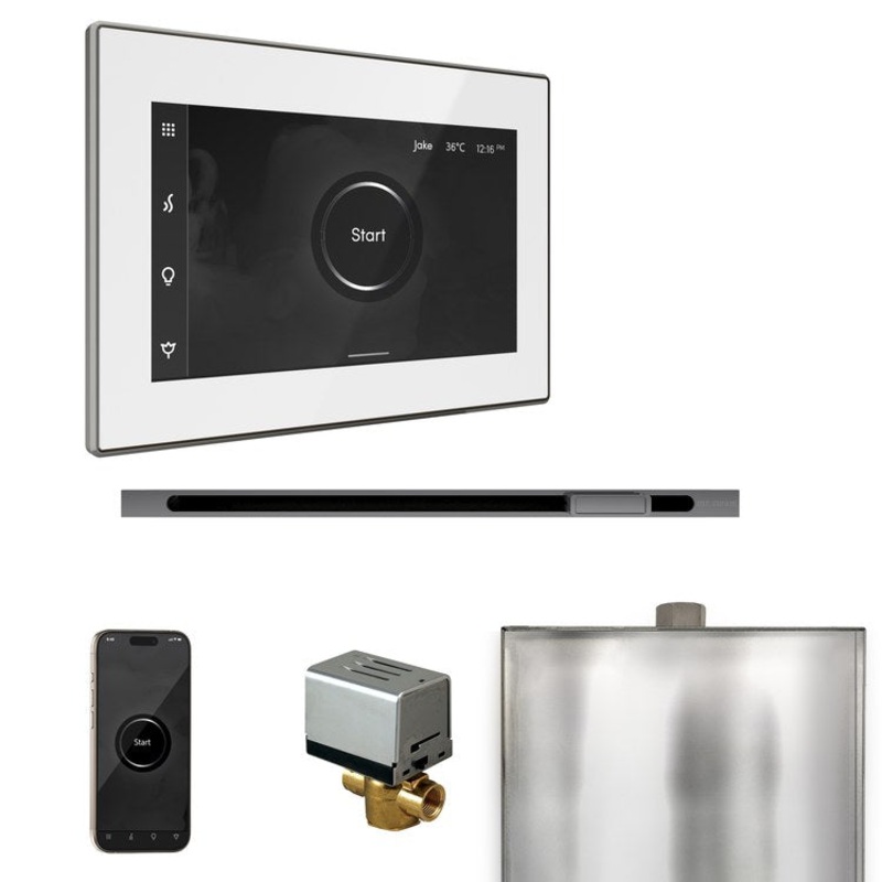 Steam Kit xButler Linear White/Brilliant Black Control Package for MS90 to MSSUPER3