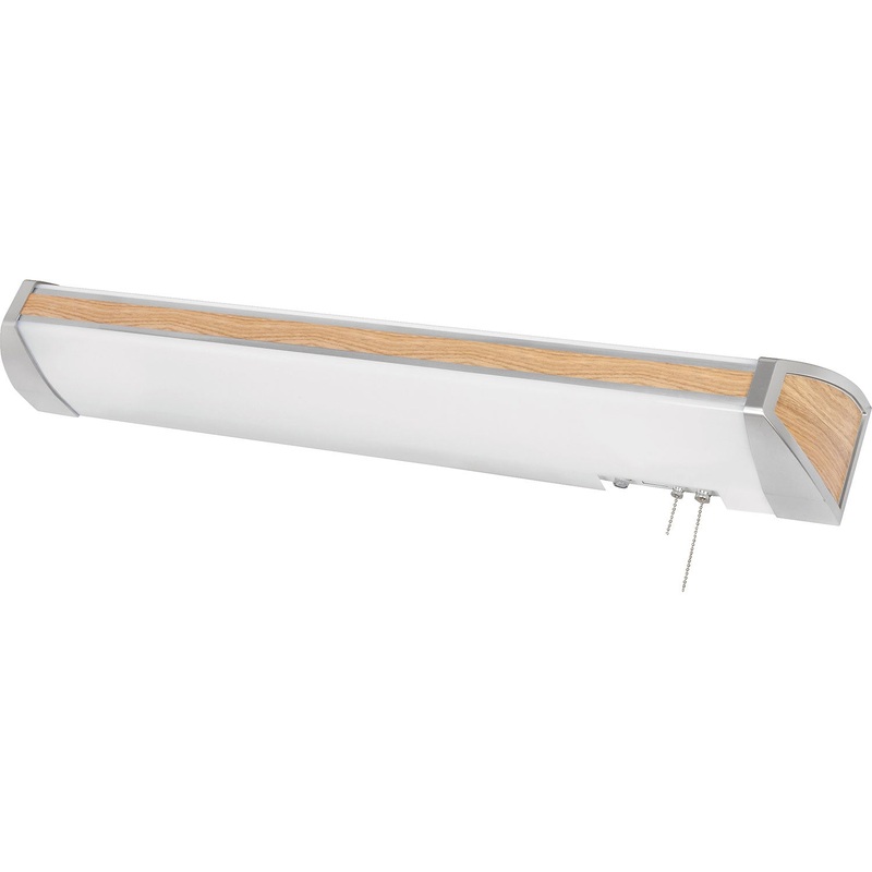 Three Light Overbed from the Ideal Collection in Light Oak Finish by AFX Lighting