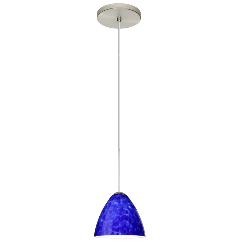 Besa 1XT-177986-SN Mia One Light Pendant Satin Nickel