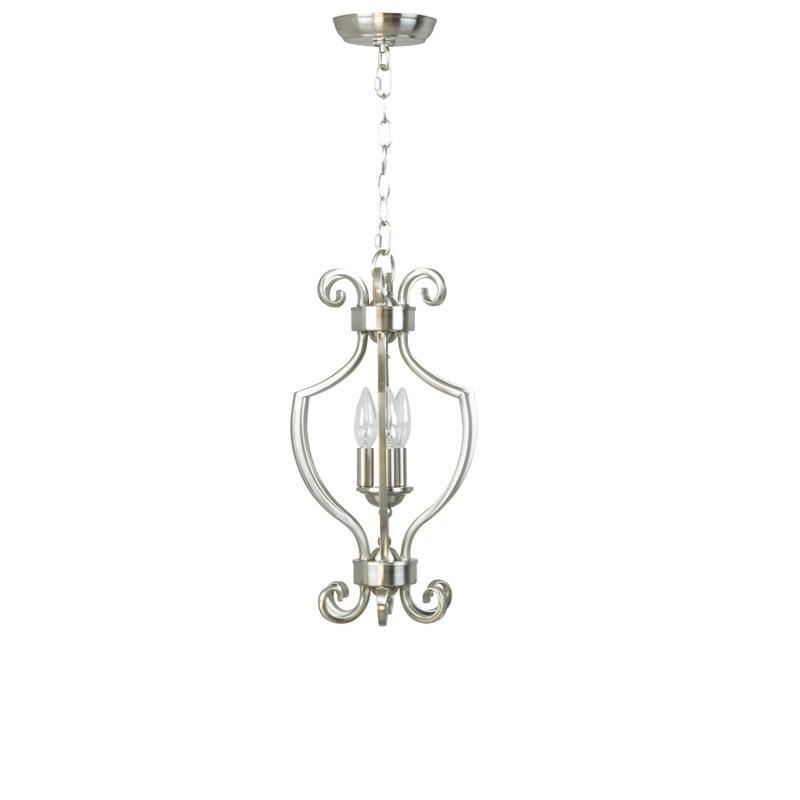 Craftmade 7110BNK3 Cecilia Three Light Foyer Chandelier Brushed Satin Nickel (Discontinued)