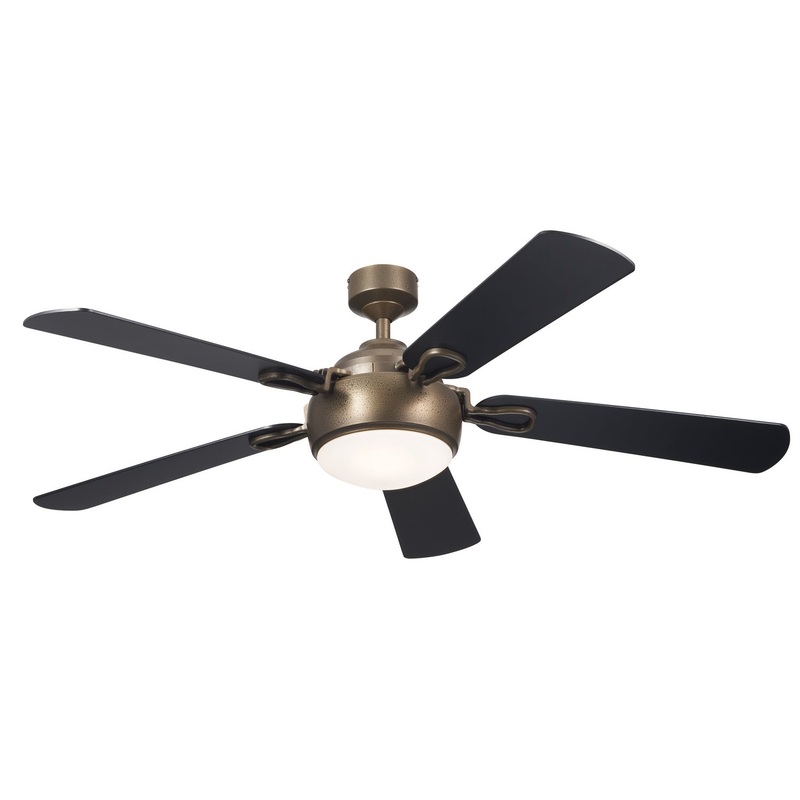 Kichler 300415CHZ 60″ Ceiling Fan, Character Bronze