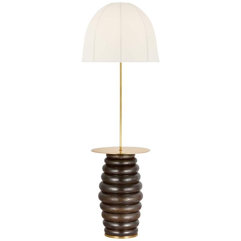 LED Floor Lamp from the Phoebe Collection in Crystal Bronze Finish by Visual Comfort Signature