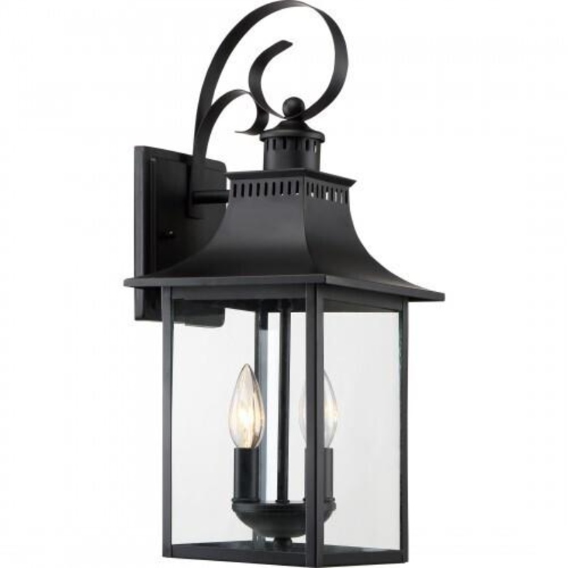 Quoizel CCR8408K Chancellor Outdoor wall mystic black Outdoor Lantern