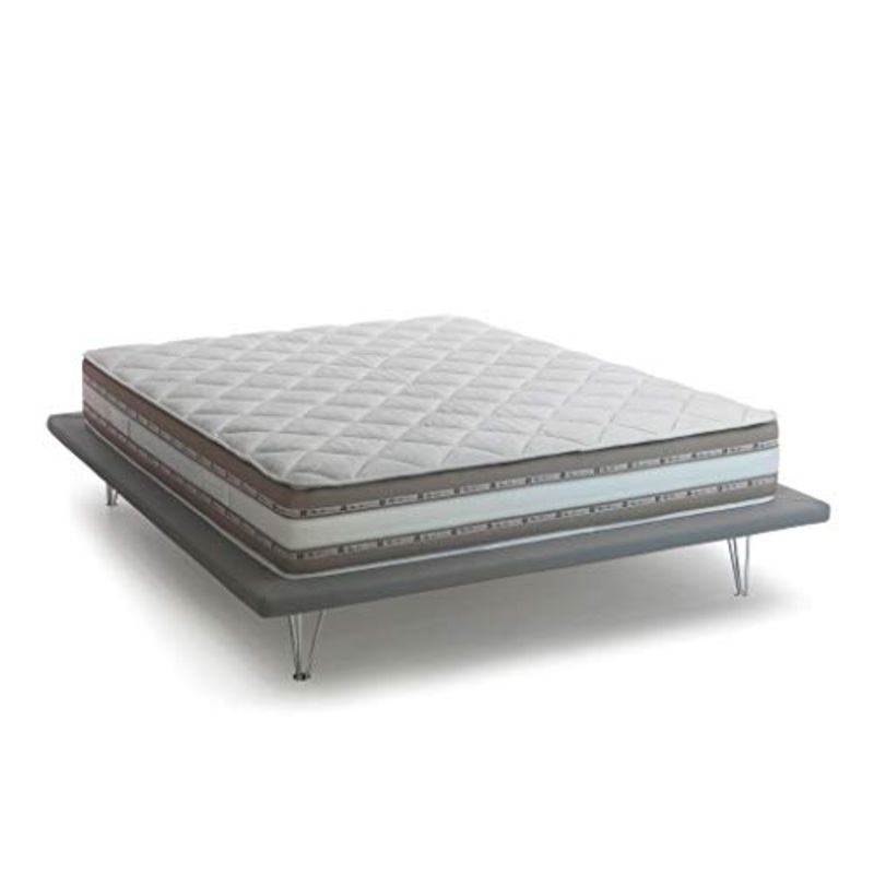 Talamo Materasso Luxury Dream sfoderabile in Memory con 9 Zone e Memorygel, Doppia Cerniera, h27 cm Circa, 160×200
